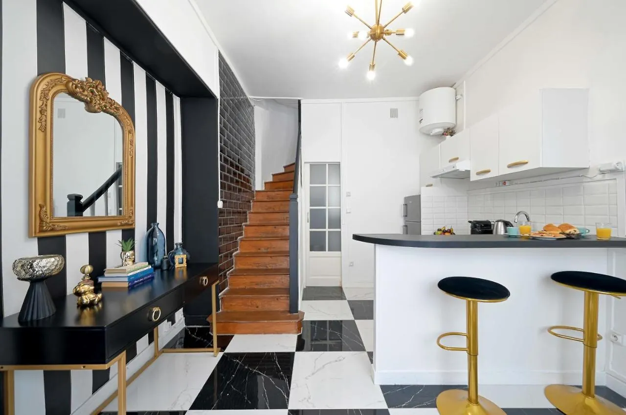 Black & White - Chic & Petit Maison- Pigalle 9Eme Apartment Paris 0*,